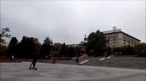 Центральная лестница набережной Волгограда The central staircase of the Volgograd embankment 伏尔加格勒堤