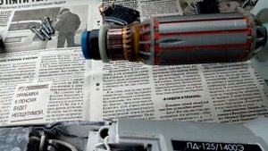 Интерскол ПД-125/1400Э вид изнутри