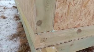 Моя стройка. Особенности сборки дома из сип панелей зимой.