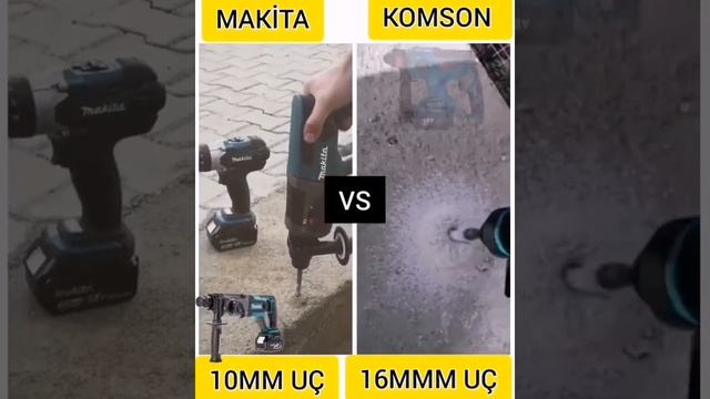 MAKİTA VS KOMSON AKÜLÜ KIRICI DELİCİ testi