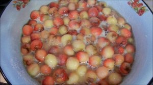 ЯНТАРНОЕ ВАРЕНЬЕ из белой (розовой) ЧЕРЕШНИ на зиму