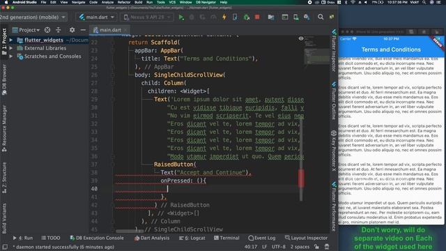 #7 - Flutter Widgets Part 2 смотреть онлайн