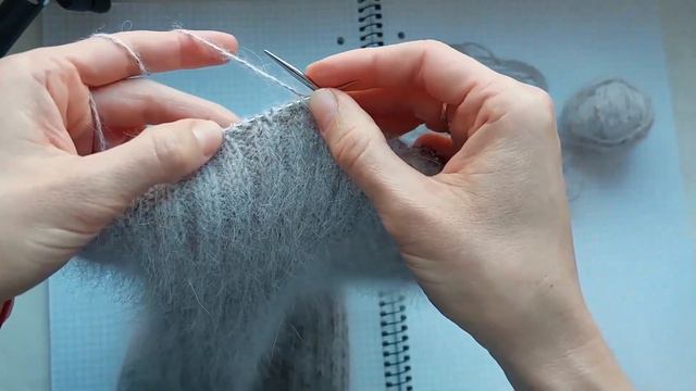 Шапка спицями, двостороння. Інструкція/методичка по в'язанню + попетельно скорочення для верхівки смотреть онлайн