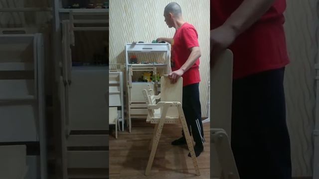 Стул "Конструкторский" растущий,для кормления складной