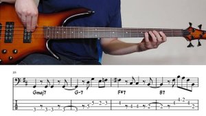 "Wave" by Antonio Carlos Jobim | Bossa Nova Bass Etude w/ On-Screen TAB Notation
