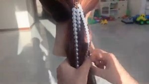 Стильный хвост ➰ прическа на длинные волосы ➰ легкая прическа #прическа #легкиепрически