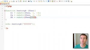Van HEX naar RGB | PHP #22 | Programmeren met Davey Raaijmakers