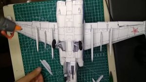 Модель самолета Су-39. 2 часть