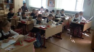 Открытый урок 1Б школа 2070 21.04.2016