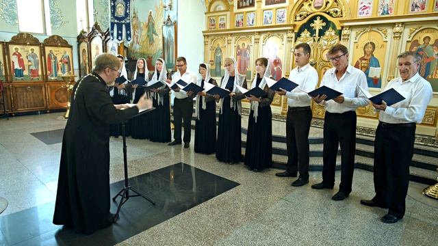 Церковный ансамбль «Светилен» храма св.Ксении Петербургской с.Абрау-Дюрсо. Концертное выступление.