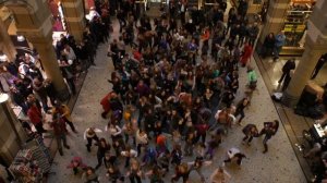 2011-01-15 Flash Mob Magna Plaza Amsterdam.MP4