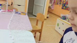 Сделаем  новогоднюю гирлянду "Сосульки" вместе с детьми!