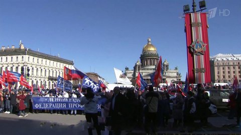 Петербург принял эстафету Всероссийского профсоюзного автопробега