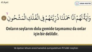 Yasin suresi anlamı dinle İslam Subhi (Yasin suresi arapça yazılışı okunuşu ve meali)