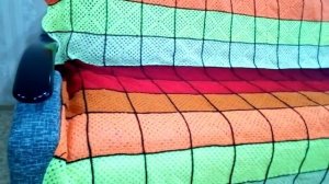 вязанная накидка на диван своими руками