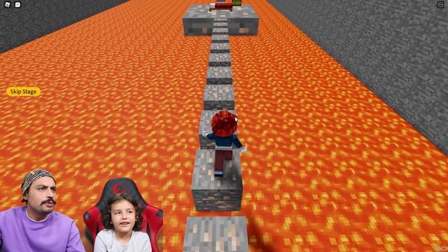 ROBLOX İÇİNDE ZORLU MİNECRAFT PARKURU! | Roblox Escape Minecraft Obby смотреть онлайн