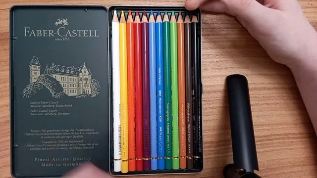Обзор на карандаши Faber-Kastell, Polychromos.✏ смотреть онлайн