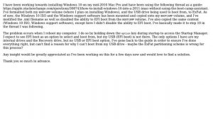 Apple: Windows 10 install on mid 2010 Mac Pro - "EFI boot" is not in startup manager