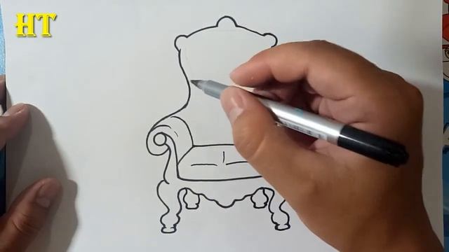 How to Draw a Throne Easy for Beginners смотреть онлайн