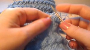 Как связать жилет с V-образным вырезом Часть 3 из 3