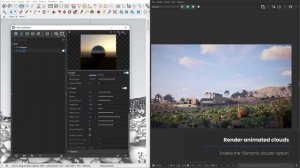 V-Ray 6 for SketchUp — Customize the sky with procedural clouds