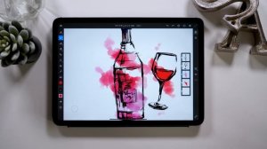 Create design using multiple apps on iPad Pro.