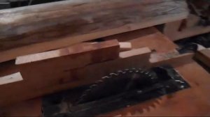 Как сделал доску из кругляка простыми станками