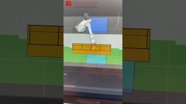 Процесс работы 3D сварочного робота
