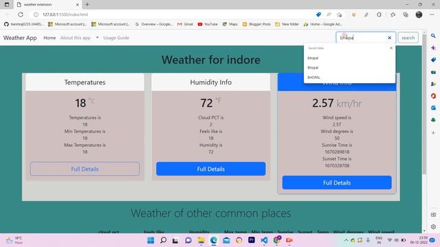 Download Free Source code for a Weather App Using HTML, CSS and JavaScript
