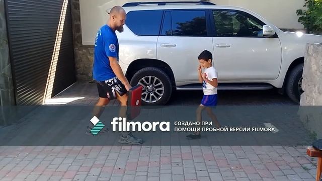 Коля Сахно. 6 лет. Индивидуальная тренировка КУДО.