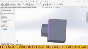 SOLIDWORKS DERIVED SKETCH FEATURE TUTORIAL | EXPLAINCAD | EXPLAIN CAD | SOLIDWORKS | 3D CAD |