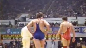 Тбилисский-1987 90 кг финал:Джим Шерр (США)-Санасар Оганисян (СССР)