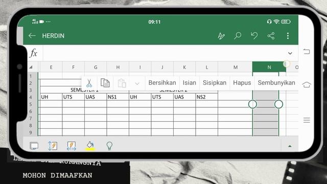 Pemula wajib tahu Cara merapikan tabel di Excel Android смотреть онлайн