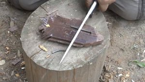 Нож Слон 440с. Убойный тест.
