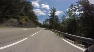 37 Riding the Col Des Champs Saint Martin d'Entraune to Guillames BMW RT