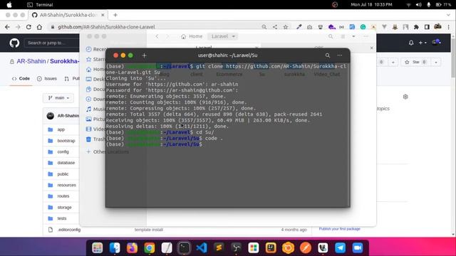 How to set up a Laravel Project from GitHub | Project Clone From GitHub