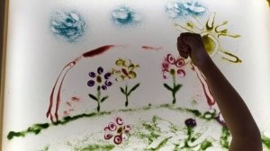 Техника "Пескография" — создания картин с помощью песка. МБДОУ Новохопёрский ЦРР Пристань детства