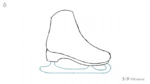 Как нарисовать фигурные коньки: инструкция от EvriKak