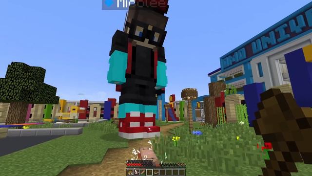 TINY vs GIANT Hide and Seek in Minecraft! смотреть онлайн