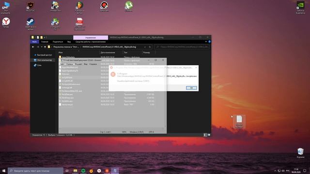 Ошибка файловой системы (12007) Control panel nvidia смотреть онлайн