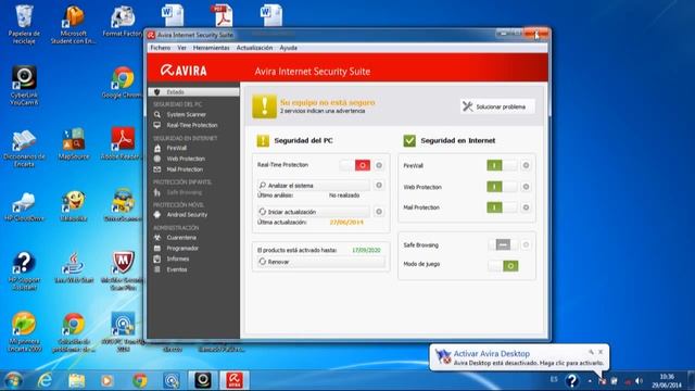 DESACTIVAR EL ANTIVIRUS AVIRA смотреть онлайн