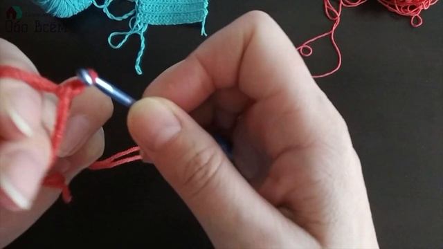 ВЯЗАНИЕ КРЮЧКОМ. 29 ПРИЕМОВ. Часть 16 "СТОЛБИК БЕЗ НАКИДА ИЗ ПЕРЕДНЕЙ НИТИ ПЕТЛИ ОСНОВАНИЯ"