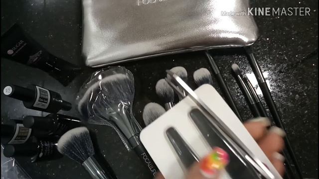 📦 РАСПАКОВКА Посылки с АлиЭкспресс для ногтей 💅 #12 Набор кистей для макияжа FOCALLURE