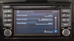 2015 NISSAN Juke -Setting the Clock