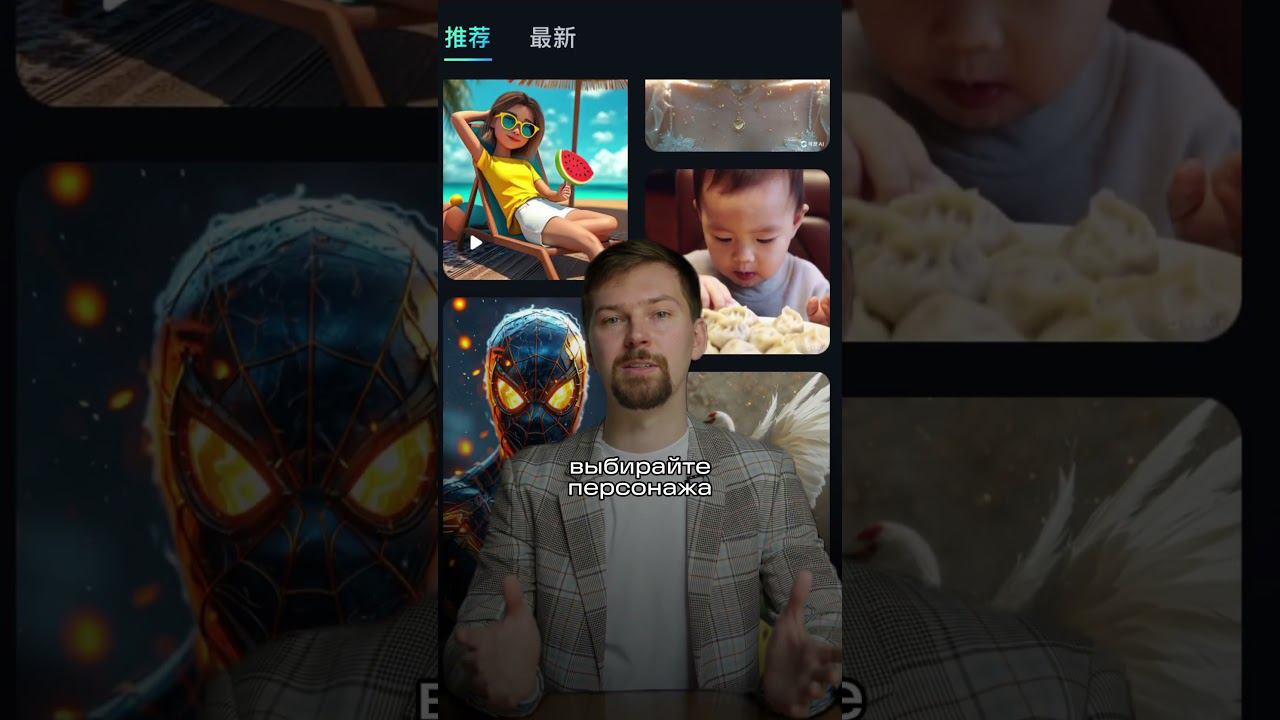 Создание реалистичных персонажей для видео  #бизнес #нейросетидлябизнеса