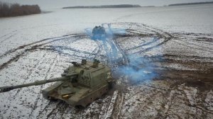 Боевая работа расчетов САУ «Мста-С»