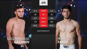 Гаджимурад Гасанов vs. Мурат Факов | Gadzhimurad Gasanov vs. Murat Fakov | ACA YE 41