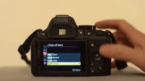 The Nikon D5200 Auto timer off setting - youtube
