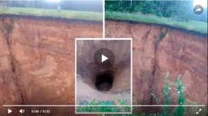 Карстовый провал в Нижегородской области. Где закопанные дома и потоп?
