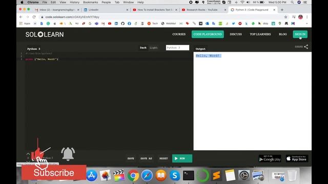 How to Use SoloLearn-Python Code Playground